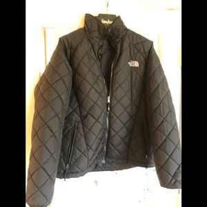 North Face down puffy coat (L)